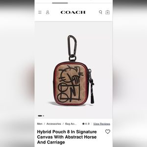 ‼️SOLD‼️ Coach Guang Yu Hybrid Pouch 8